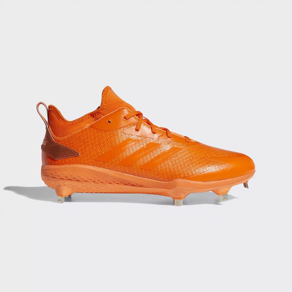 Adidas Adizero Afterburner V Dipped Spikes De Beisbol Naranjas Para Hombre (MX-84918)